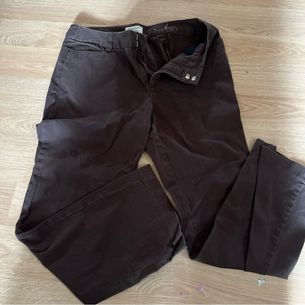 St. John's Bay Brown Chinos Timeless Comfort